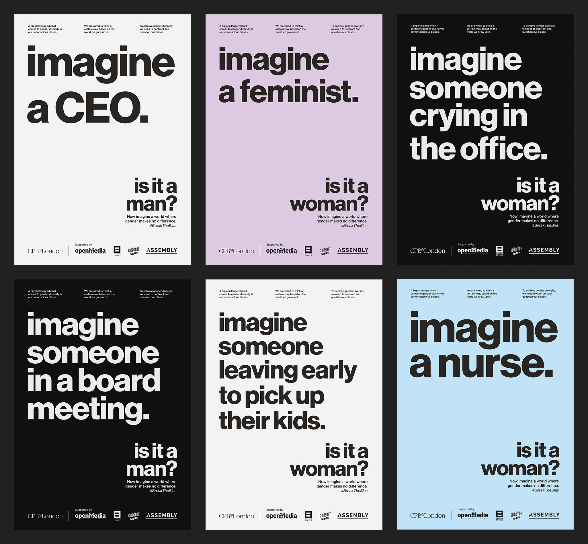 New Ad Campaign Tackles Everyday Gender Bias Cpb London