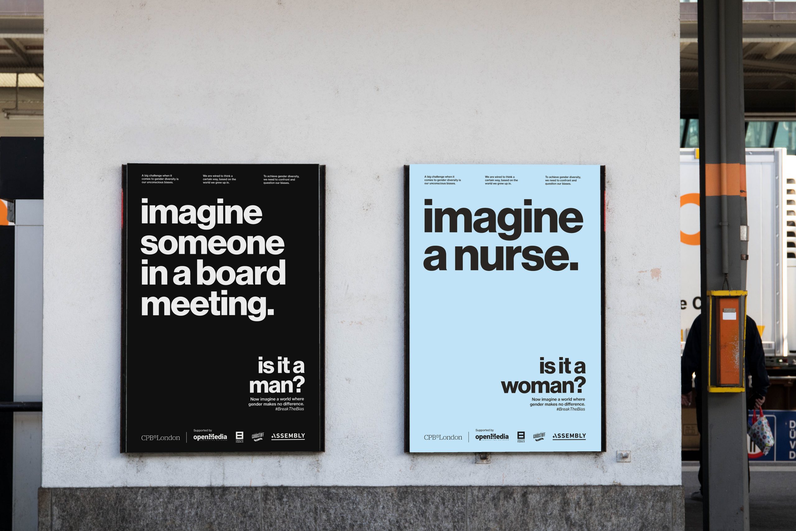 CPB London Imagine International Women's Day Poster #BreakTheBias